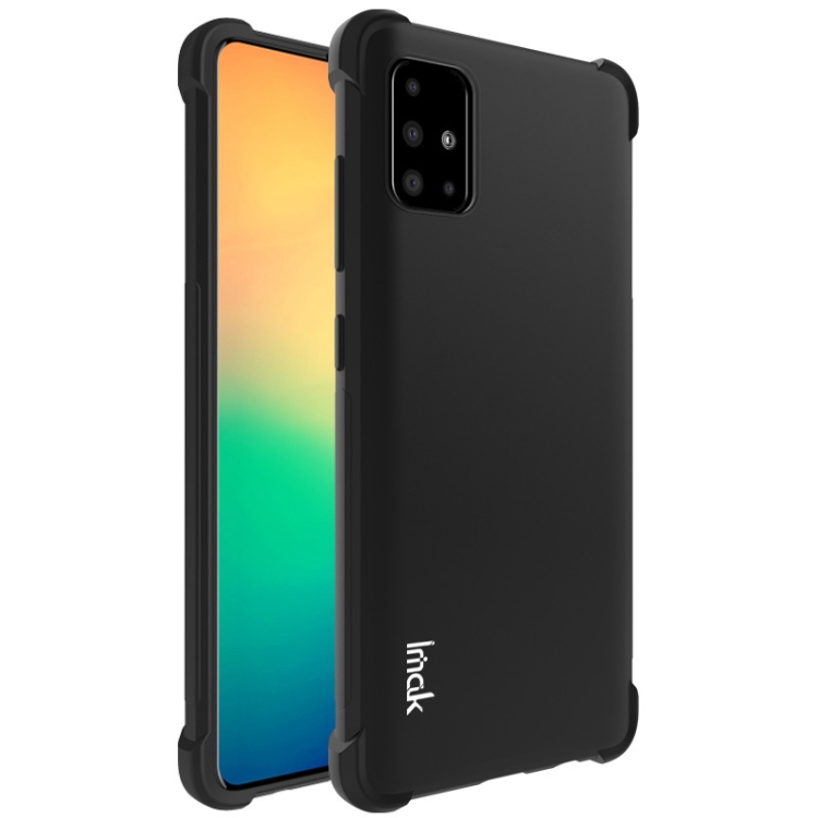 

For Galaxy A51 IMAK All-inclusive Shockproof Airbag TPU Case with Screen Protector(Metal Back)