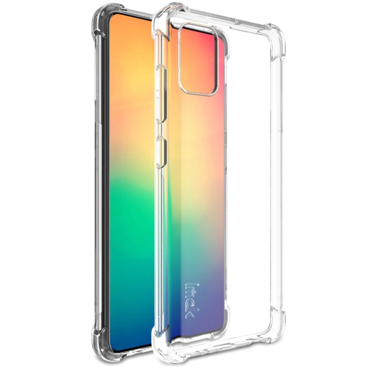

For Galaxy A51 IMAK All-inclusive Shockproof Airbag TPU Case with Screen Protector(Transparent)