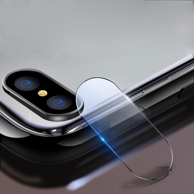 

For iPhone 8 Plus / 7 Plus 9D Transparent Rear Camera Lens Protector Tempered Glass Film