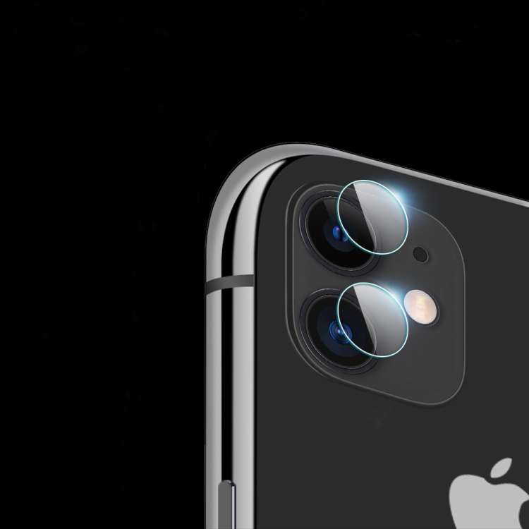 

For iPhone 11 9D Transparent Rear Camera Lens Protector Tempered Glass Film