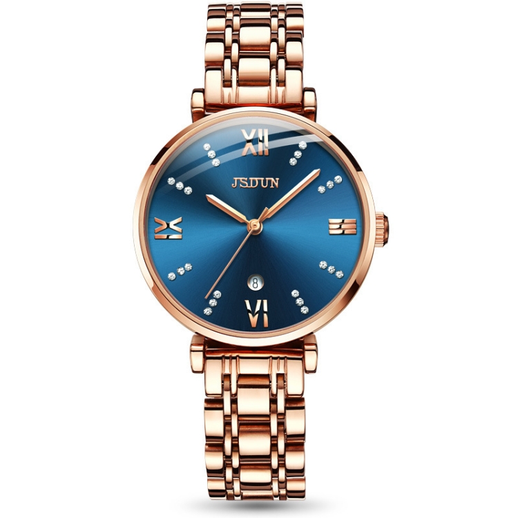 

JIN SHI DUN 6533 Women Fashion Waterproof Ultra-thin Quartz Watch(Blue)
