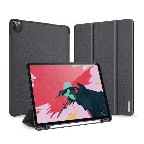 

For iPad Pro 11 (2020) DUX DUCIS Domo Series Horizontal Flip Magnetic PU Leather Case with Three-folding Holder & Pen Slot(Black)