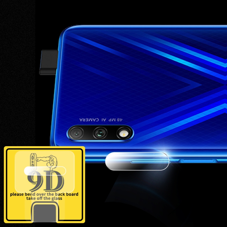 

For Huawei Honor 9X 9D Transparent Rear Camera Lens Protector Tempered Glass Film