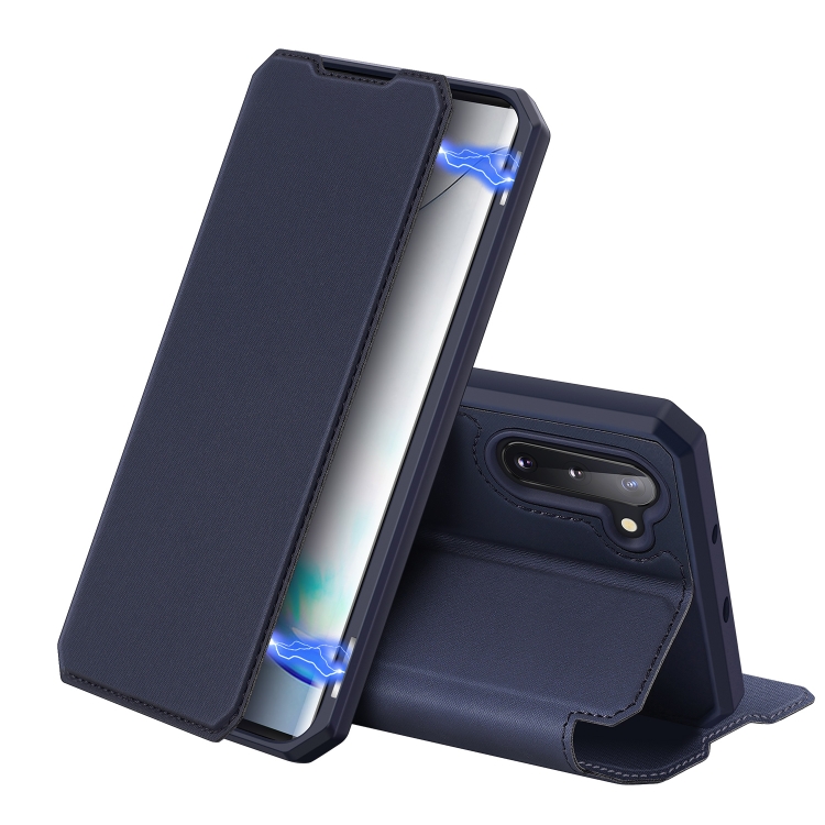 

For Galaxy Note 10 DUX DUCIS Skin X Series PU + TPU Horizontal Flip Leather Case with Holder & Card Slots(Blue)