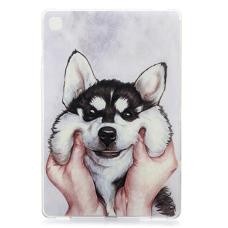 

For Galaxy Tab S5e T720 Colored Drawing Pattern TPU Case(Husky)