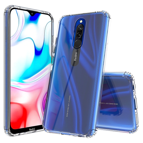 

For Xiaomi Redmi 8 / 8A Scratchproof TPU + Acrylic Protective Case(Transparent)