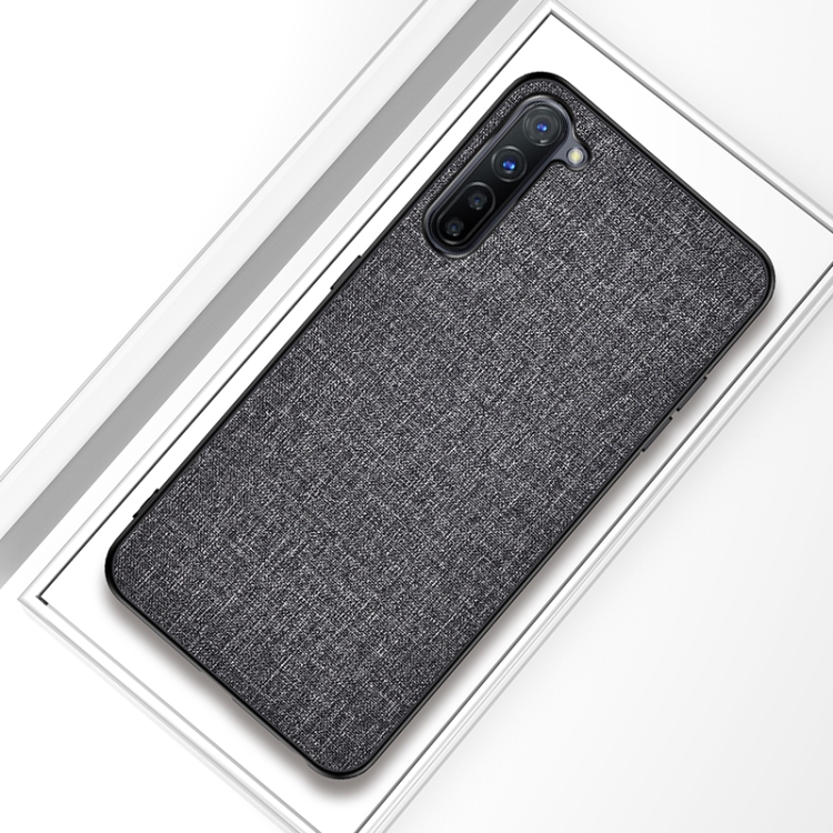

For OPPO Reno 3 Shockproof Cloth Protective Case(Grey)