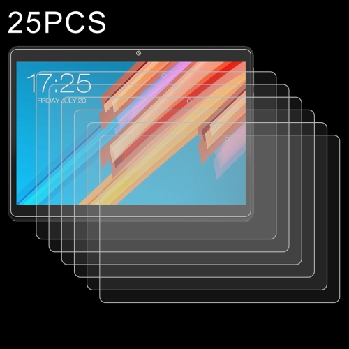 

25 PCS 9H 2.5D Explosion-proof Tempered Glass Film for Teclast M20