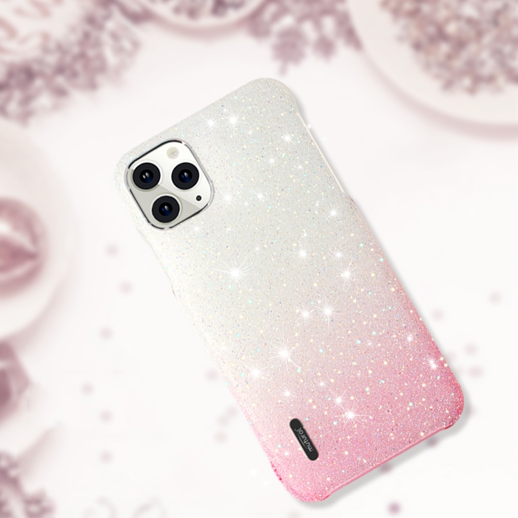 

For iPhone 11 Pro Max Mutural PC+Rhinestone Protective Case(Pink)