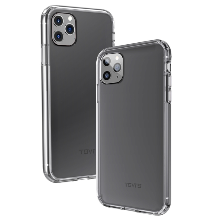 

For iPhone 11 Pro TGVIS Tasting Blue Series PC + TPU Shockproof Protective Case(Transparent)
