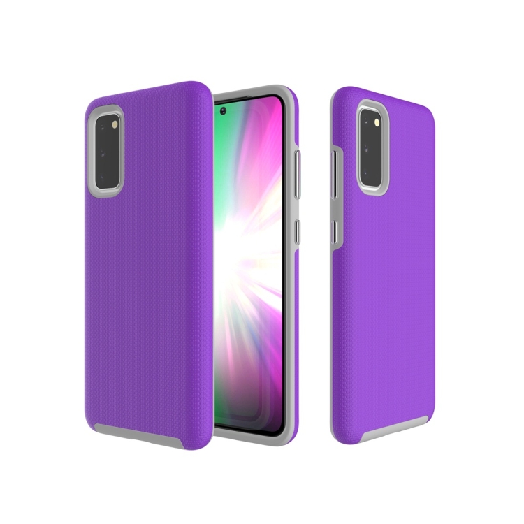 

For Galaxy S20 Ultra Anti-slip Armor TPU + PC Protective Case(Purple)