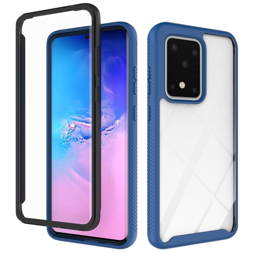 

For Galaxy S20+ Two-layer Design Shockproof PC + TPU Protective Case(Blue)