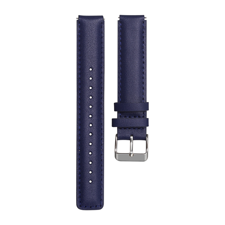 

For Huawei Band 3 Smart Bracelet Leather Strap(Navy Blue)