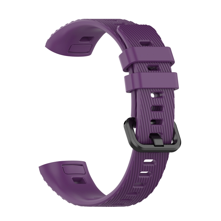 

For Huawei Band 3 & 4 Pro Silicone Strap(Purple)