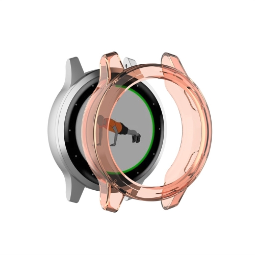 

For Garmin Vivoactive 4 TPU Protective Shell(Transparent Orange)