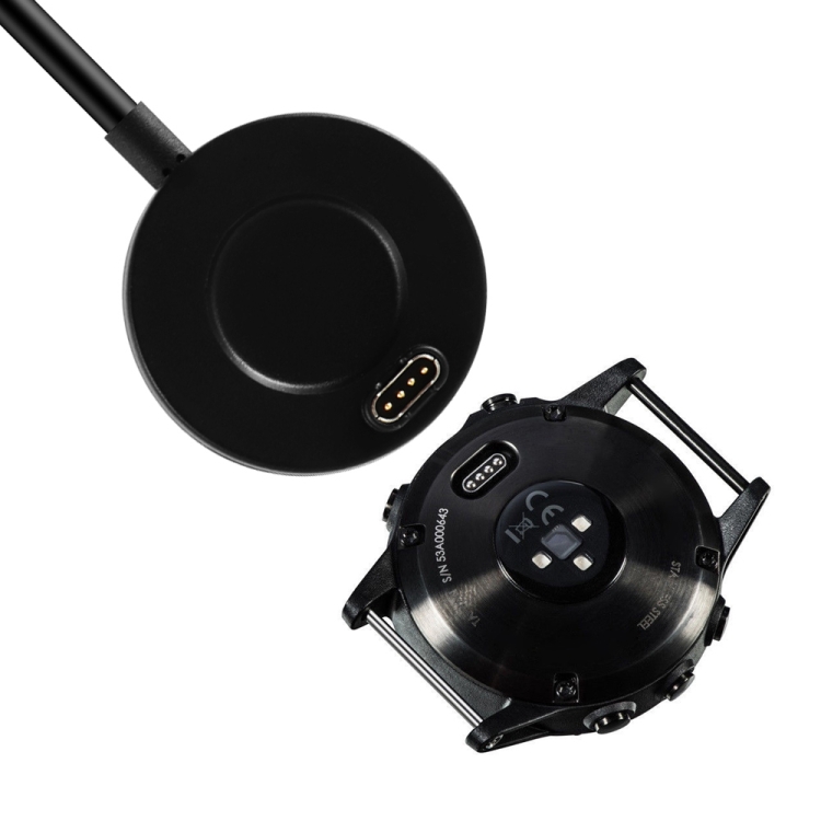 

For Garmin Fenix 6 & 6S & 6X Round Charging Base(Black)