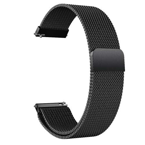 

For Galaxy Watch Active Milanese Strap(Black)