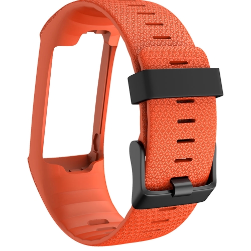 

For POLAR A360 & 370 Textured Watch Strap(Orange)
