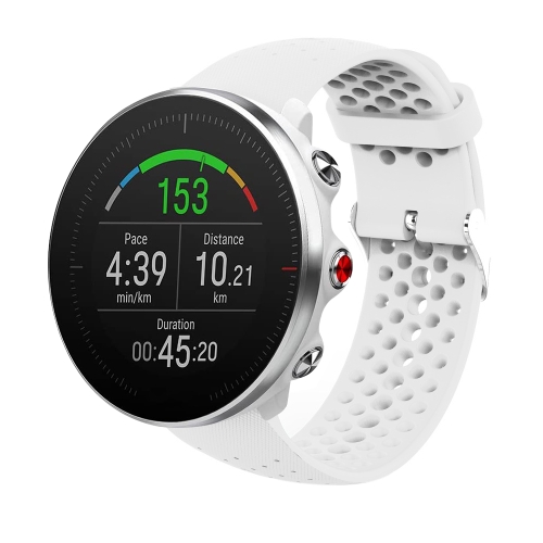 

For POLAR Vantage M Silicone Watch Strap(White)