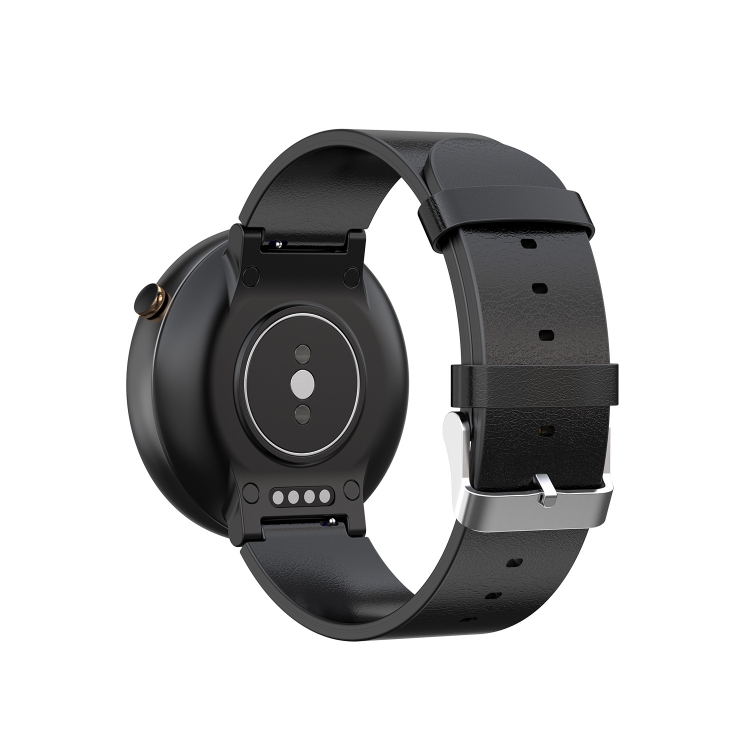 

For Huami Amazfit Leather watch Strap(Black)