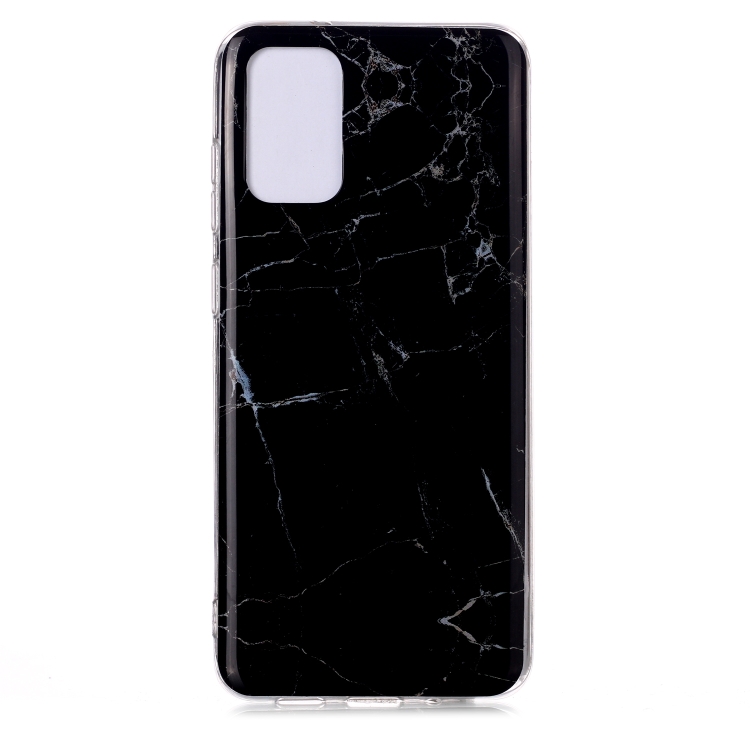 

For Galaxy S20 Ultra Marble Pattern Soft TPU Protective Case(Black)