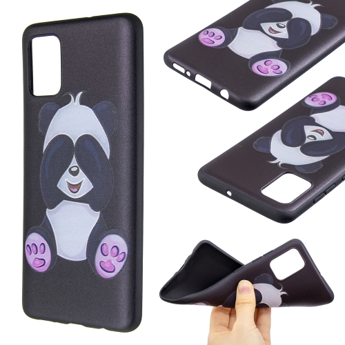 

For Galaxy A51 Embossment Patterned TPU Soft Cover Case(Big Panda)