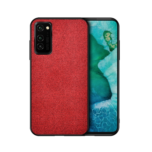 

For Huawei Honor V30 Shockproof Cloth Texture PC + TPU Protective Case(Red)