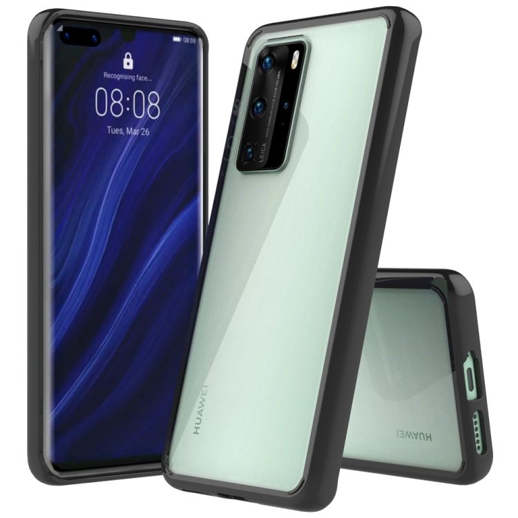 

For Huawei P40 Pro Scratchproof TPU + Acrylic Protective Case(Black)