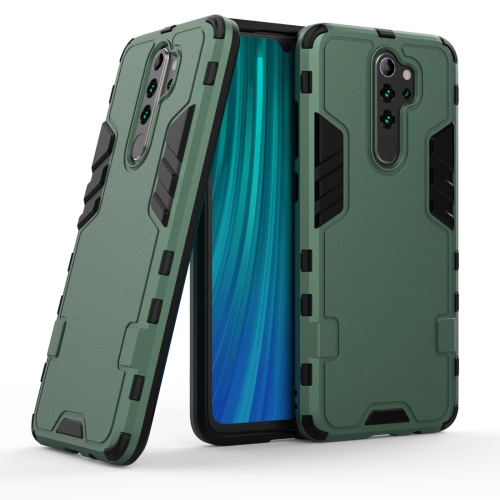 

For Xiaomi Redmi Note 8 Pro Steel Bear Simple Style Shockproof PC + TPU Case(Green)