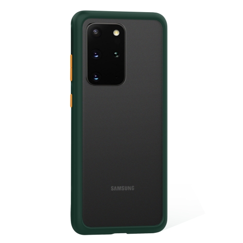 

For Galaxy S20 Ultra ROCK Guard Pro Series Shockproof TPU + PC Protective Case(Dark Green + Orange)