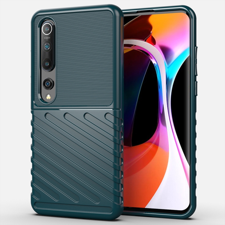 

For Xiaomi Mi 10 Thunderbolt Shockproof TPU Soft Case(Dark Green)