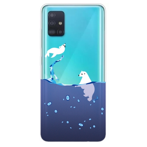 

For Galaxy A51 Painted TPU Protective Case(Seal)