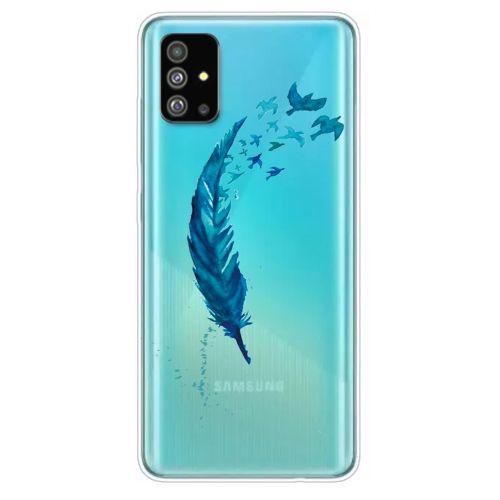 

For Galaxy S20+ Painted TPU Protective Case(Feather)