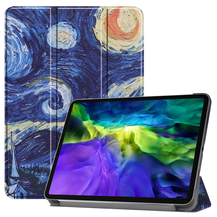 For iPad Pro 11 inch 2020 Custer Painted PU Leather Tablet Case with Sleep / Wake-up Function & 3-Fold Holder(Starry Sky)
For iPad Pro 11 inch 2020 Custer Painted PU Leather Tablet Case with Sleep / Wake-up Function & 3-Fold Holder(Starry Sky)