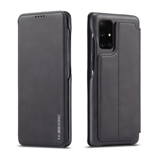 

For Galaxy A51 / M40S LC.IMEEKE Hon Ancient Series Horizontal Flip Leather Case with Holder & Card Slot(Black)