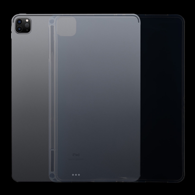 

For iPad Pro 12.9 inch 2020 0.75mm Transparent TPU Protective Case with Pen Slot