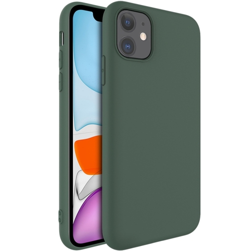 

For iPhone 11 IMAK UC-1 Series Shockproof Frosted TPU Protective Case(Green)