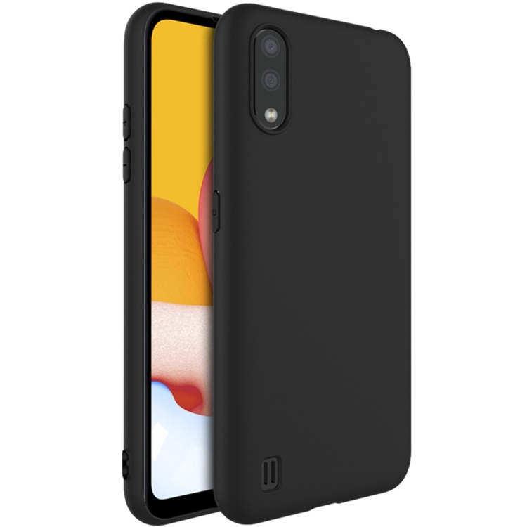 

For Galaxy A01 IMAK UC-1 Series Shockproof Frosted TPU Protective Case(Black)