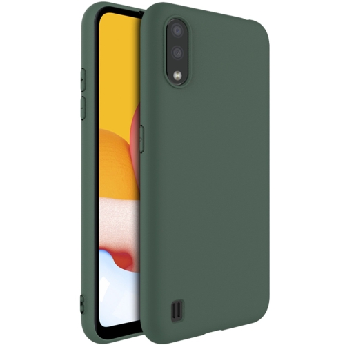 

For Galaxy A01 IMAK UC-1 Series Shockproof Frosted TPU Protective Case(Green)