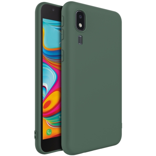 

For Galaxy A2 Core IMAK UC-1 Series Shockproof Frosted TPU Protective Case(Green)