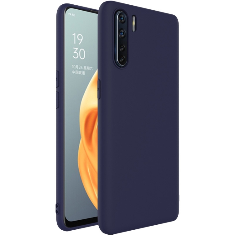 

For OPPO A91 IMAK TPU Matte Soft Cover UC-1 Series(Blue)