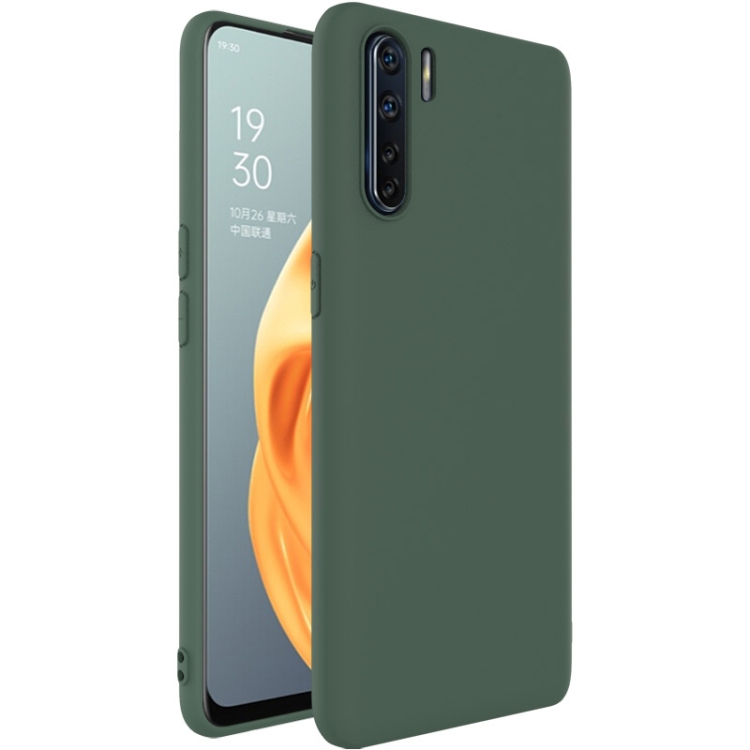 

For OPPO A91 IMAK TPU Matte Soft Cover UC-1 Series(Green)