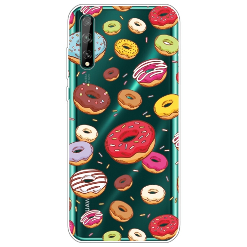 

For Huawei Enjoy 10s Lucency Painted TPU Protective Case(Doughnut)