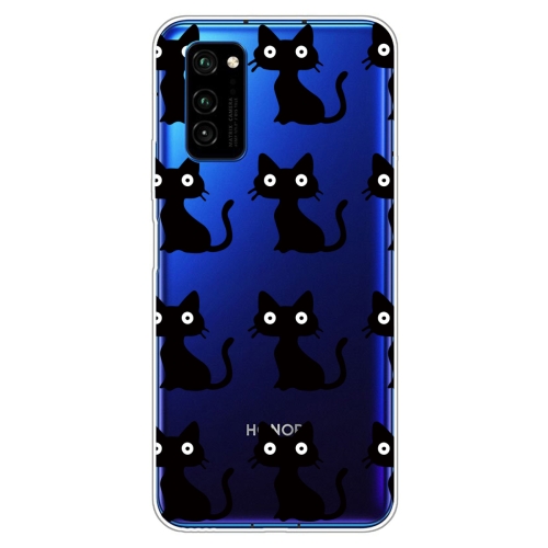 

For Huawei Honor V30 Lucency Painted TPU Protective Case(Cats)