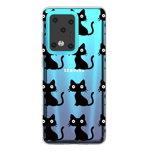 

For Galaxy S20 Ultra Lucency Painted TPU Protective Case(Cats)