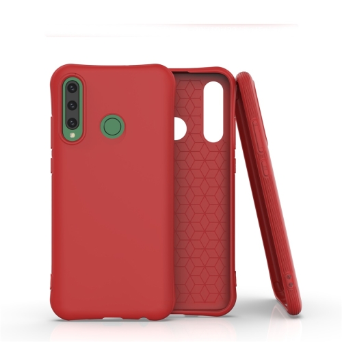 

For Huawei P Smart Plus 2019 / Honor 20 Lite / 10i / 20i Solid Color TPU Slim Shockproof Protective Case(Red)