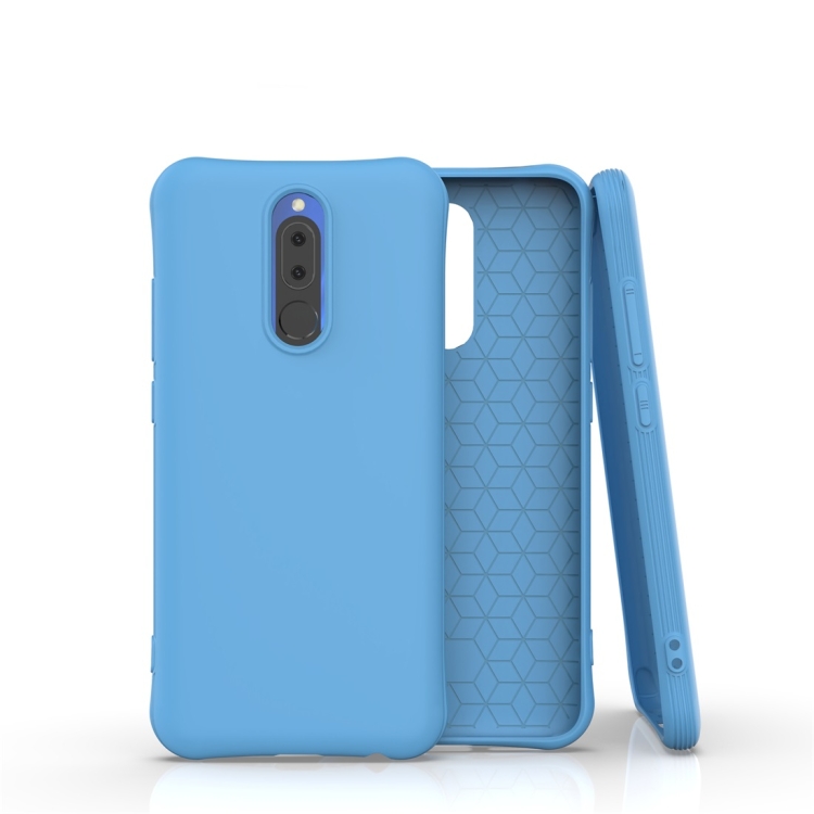 

For Xiaomi Redmi 8 / 8A Solid Color TPU Slim Shockproof Protective Case(Blue)