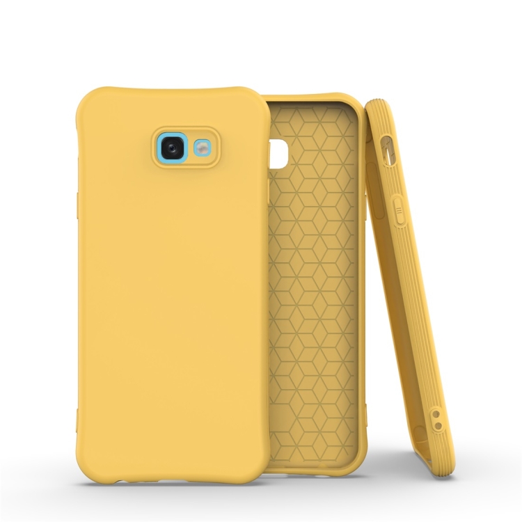 

For Galaxy J4 Prime / J4 Plus Solid Color TPU Slim Shockproof Protective Case(Yellow)