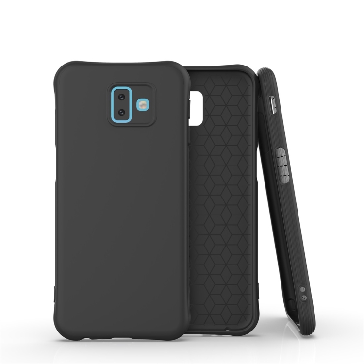 

For Galaxy J6 Prime / J6 Plus Solid Color TPU Slim Shockproof Protective Case(Black)