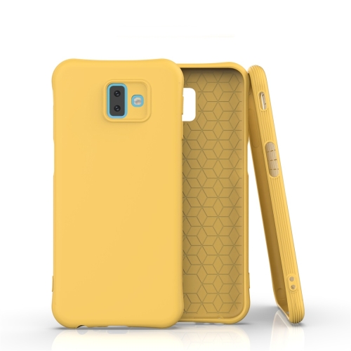 

For Galaxy J6 Prime / J6 Plus Solid Color TPU Slim Shockproof Protective Case(Yellow)